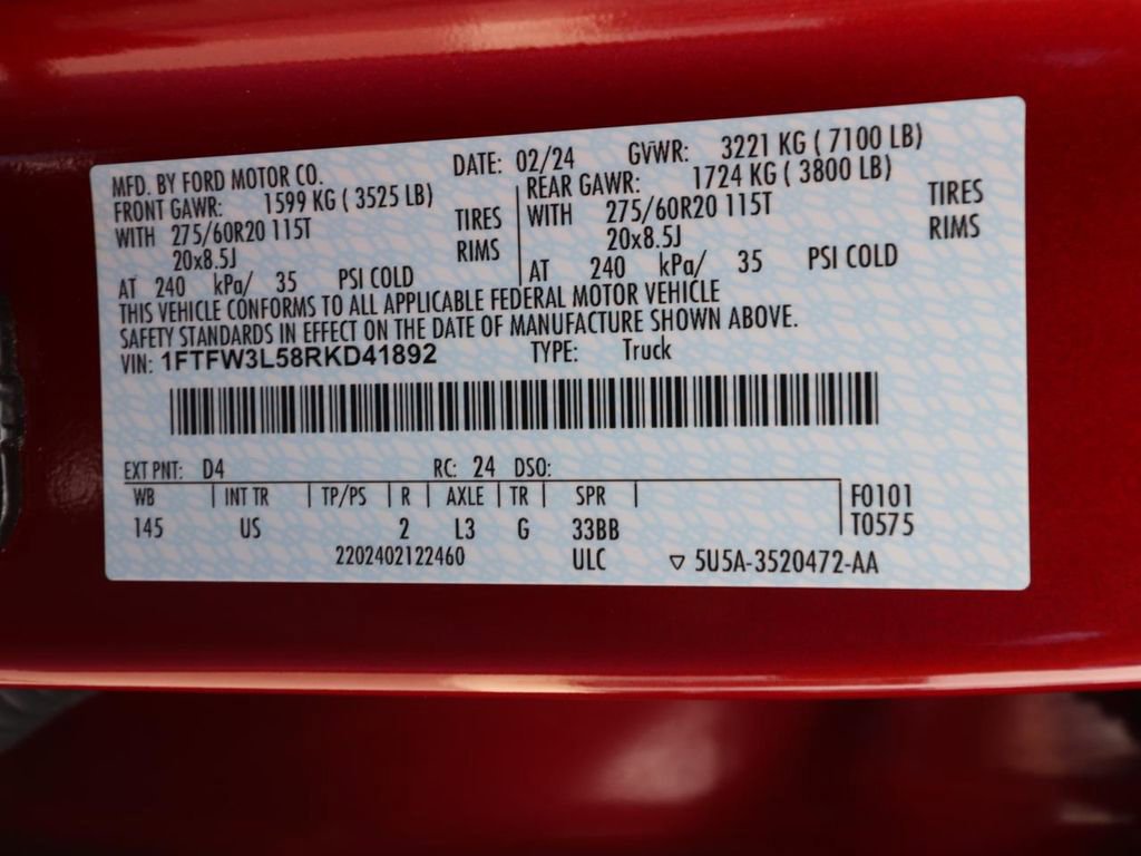 Certified 2024 Ford F150 XLT w/ Equipment Group 302A MID image 24