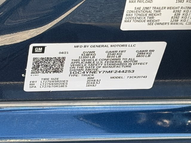 Used 2021 Chevrolet Silverado 2500 LT w/ Convenience Package AWD/4WD image 26