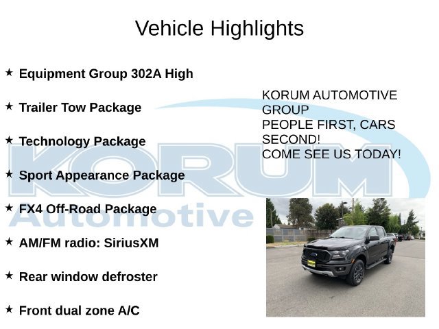 Certified 2023 Ford Ranger XLT w/ Equipment Group 302A High AWD/4WD image 8