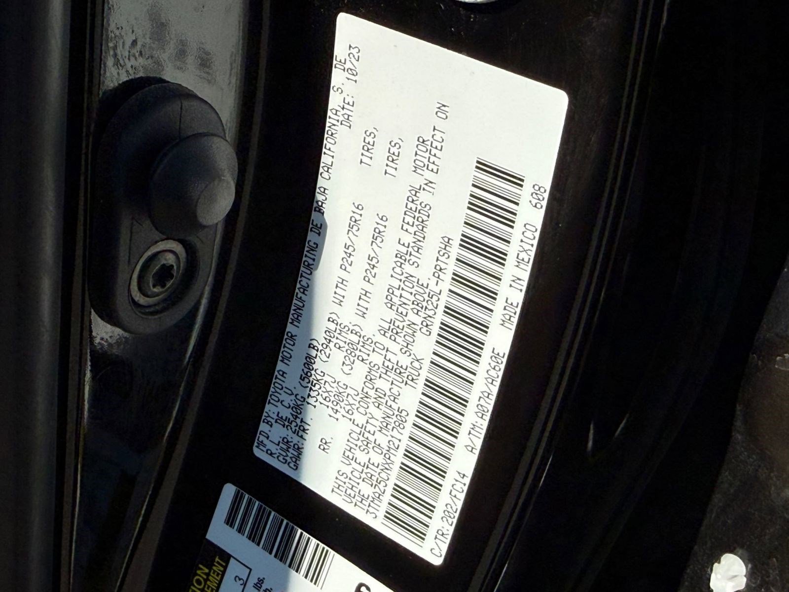 Used 2023 Toyota Tacoma SR5 image 20