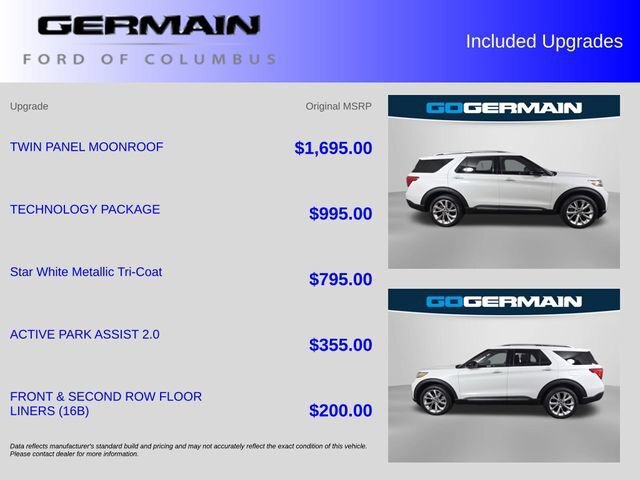Certified 2023 Ford Explorer Platinum w/ Technology Package AWD/4WD image 36