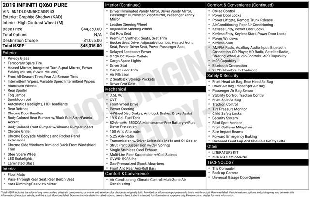 Used 2019 INFINITI QX60 Pure image 29