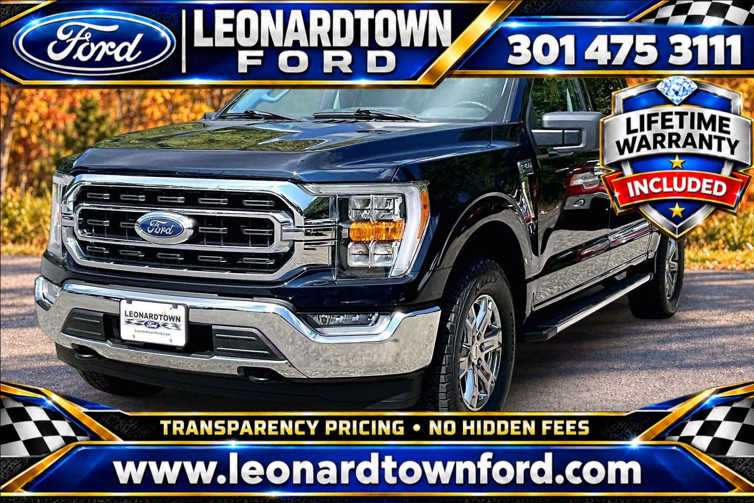 Certified 2023 Ford F150 XLT w/ Equipment Group 302A High AWD/4WD image 1