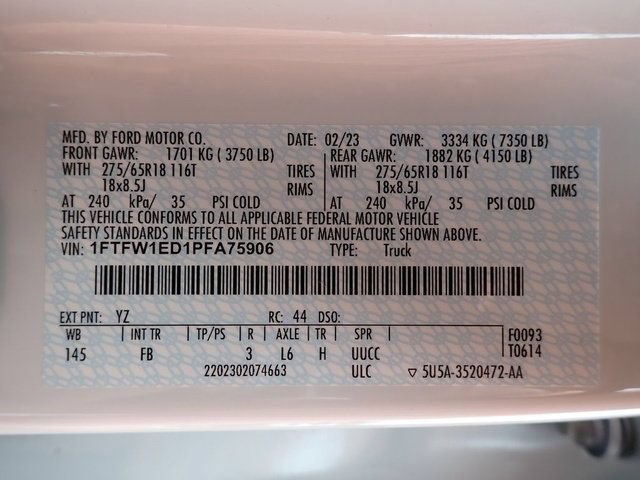 Certified 2023 Ford F150 XLT w/ Equipment Group 302A High AWD/4WD image 24