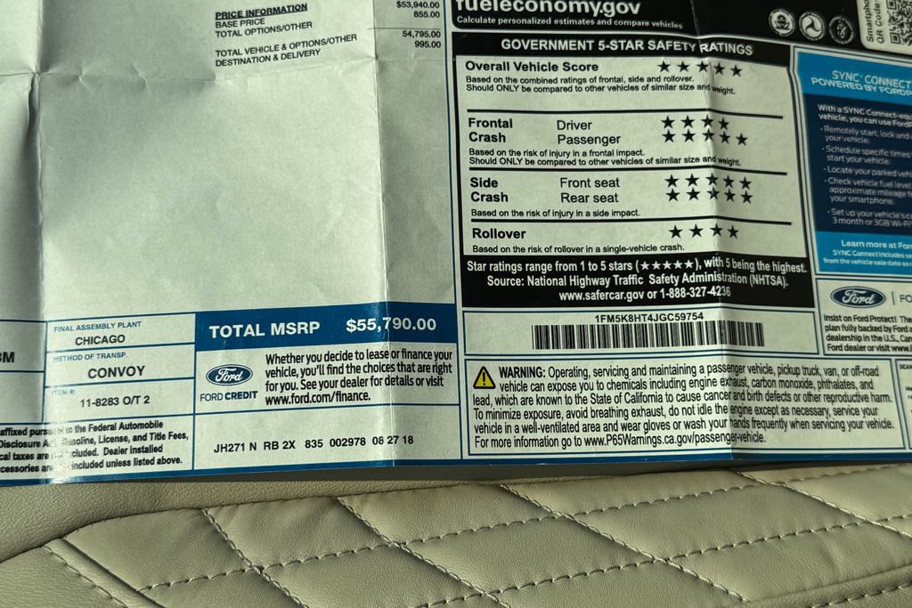 Certified 2018 Ford Explorer Platinum AWD/4WD image 43