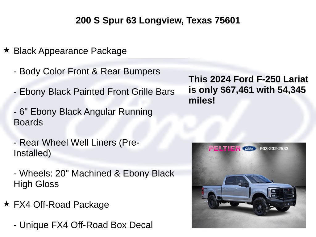 Certified 2024 Ford F250 Lariat w/ Lariat Ultimate Package AWD/4WD image 5