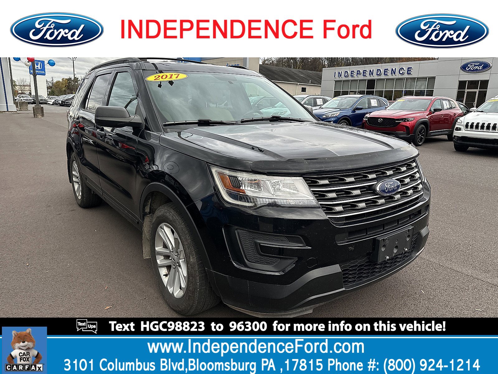 Certified 2017 Ford Explorer 4WD
