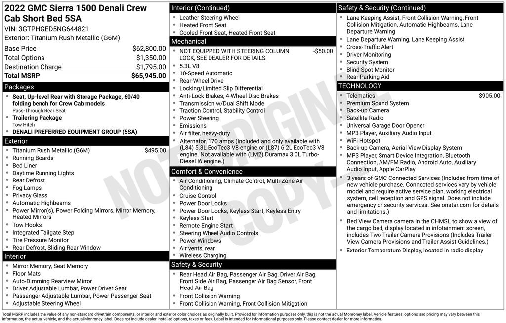 Used 2022 GMC Sierra 1500 Denali RWD video 2