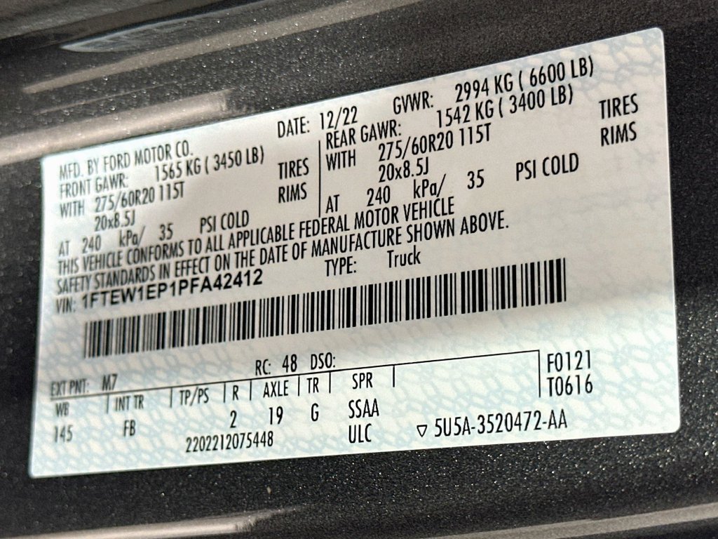 Certified 2023 Ford F150 XLT w/ Equipment Group 302A High AWD/4WD image 30