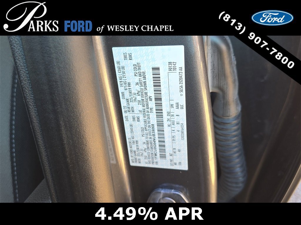 Certified 2022 Ford Escape SE w/ SE Sport Appearance Package image 31