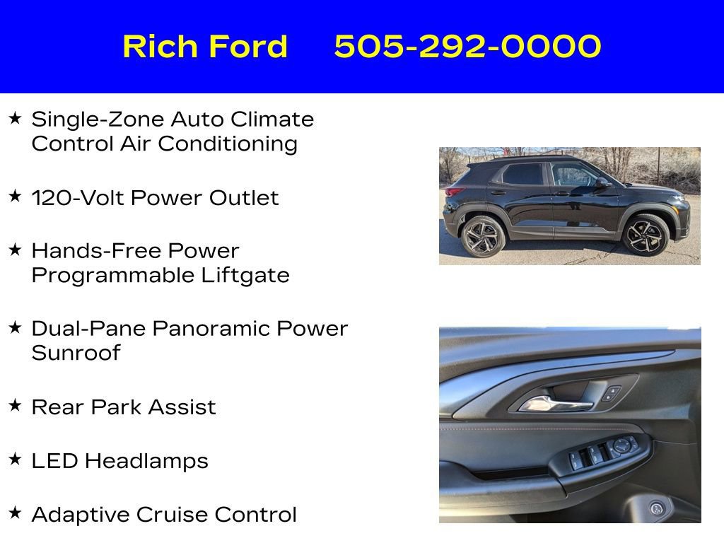 Used 2023 Chevrolet TrailBlazer RS w/ Sun and Liftgate Package image 26