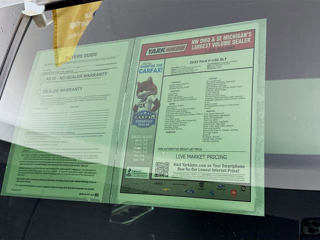 Certified 2023 Ford F150 XLT w/ Equipment Group 302A High image 15