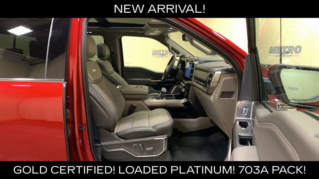 Certified 2024 Ford F150 Platinum w/ Equipment Group 703A Plus AWD/4WD image 13