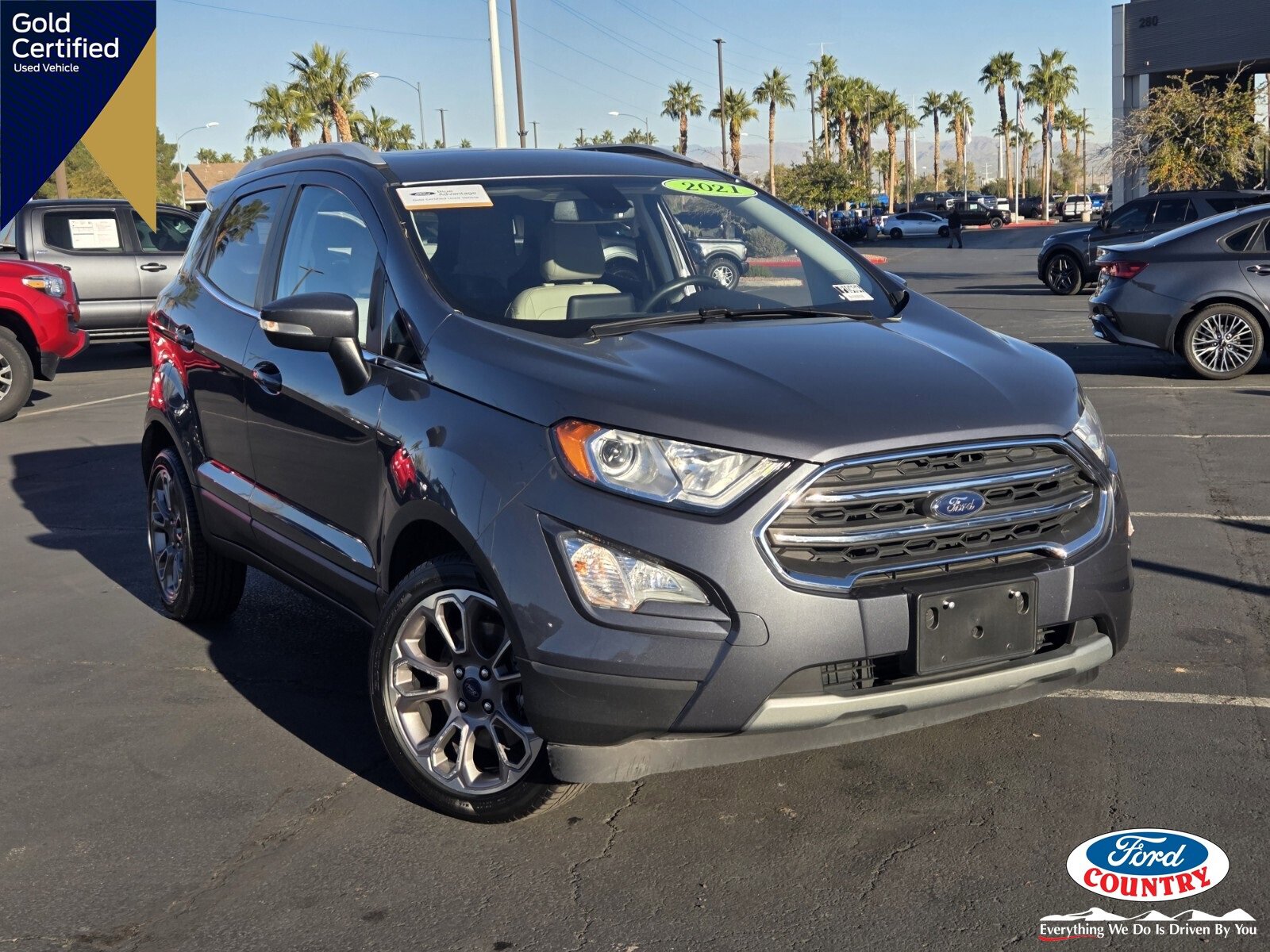 Certified 2021 Ford EcoSport Titanium w/ Interior Protection Package