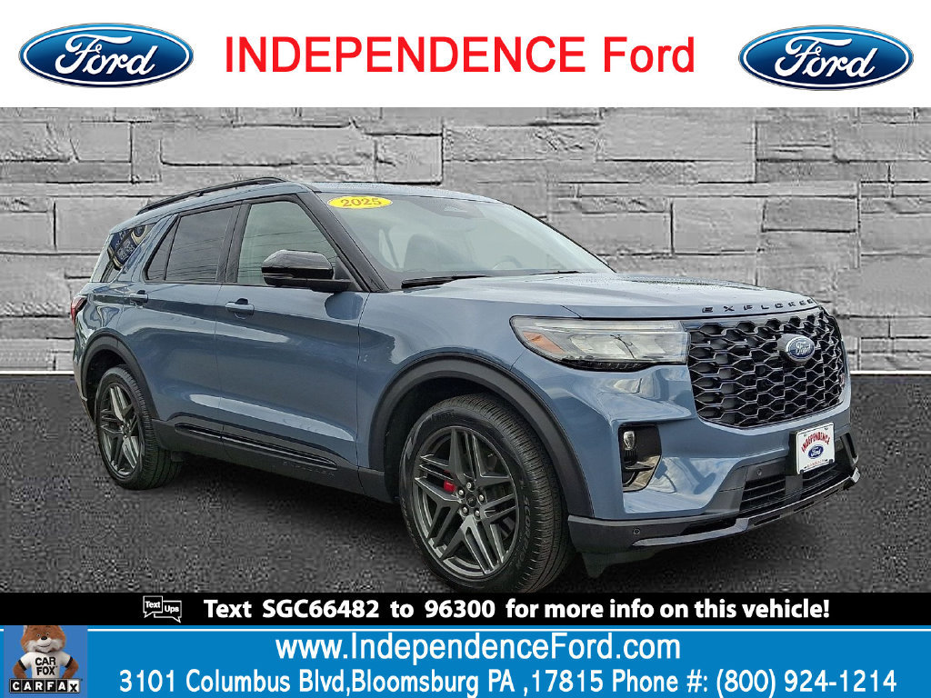 Certified 2025 Ford Explorer ST w/ Sun And Sound Package