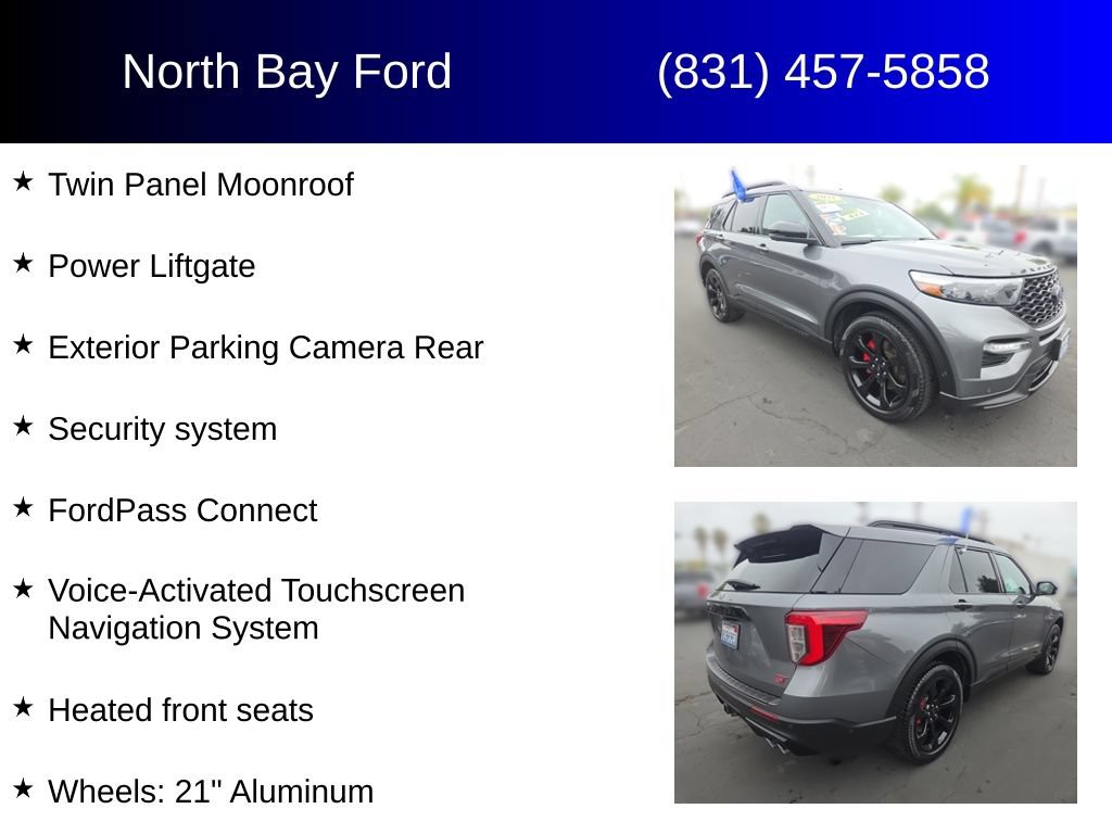 Certified 2021 Ford Explorer ST w/ Equipment Group 401A AWD/4WD image 20
