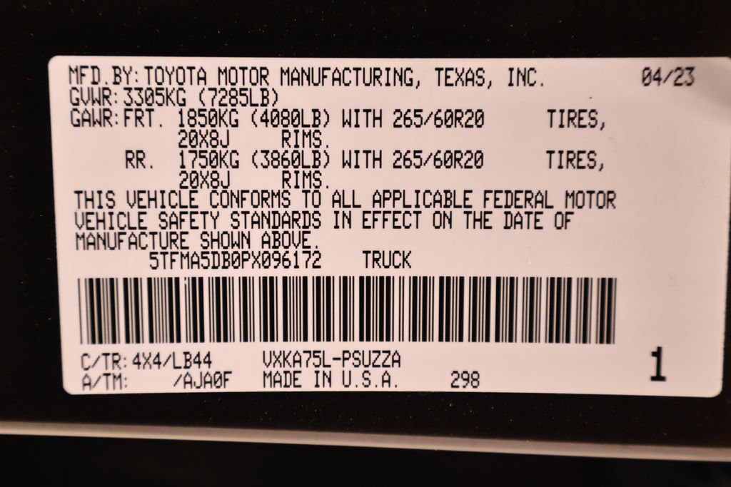 Used 2023 Toyota Tundra 1794 Edition AWD/4WD image 51