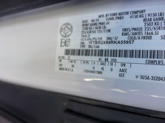 Certified 2024 Ford Transit 250 148 High Roof AWD w/ Load Area Protection Package image 33