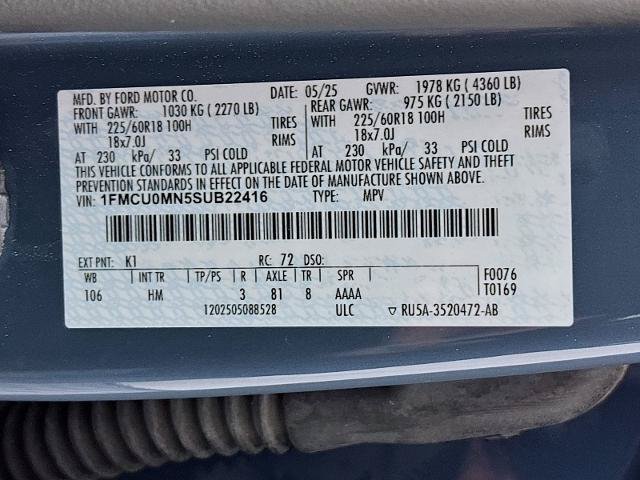 Certified 2025 Ford Escape ST-Line FWD image 29