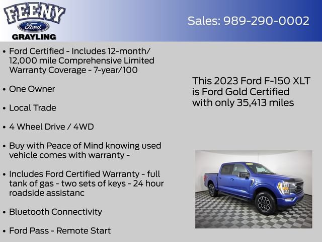 Certified 2023 Ford F150 XLT w/ Equipment Group 302A High AWD/4WD image 5