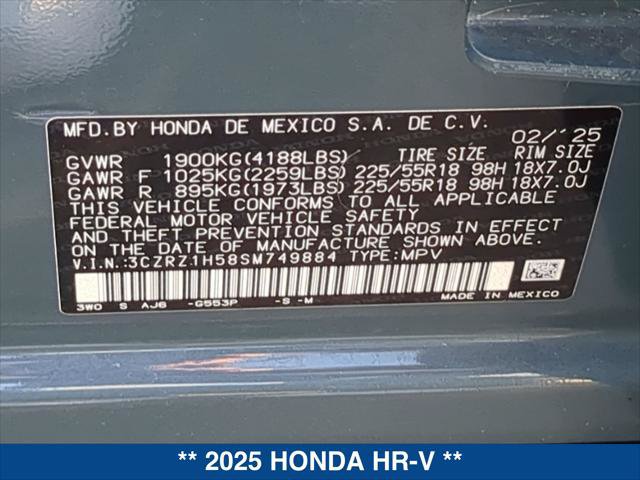 Used 2025 Honda HR-V Sport image 24