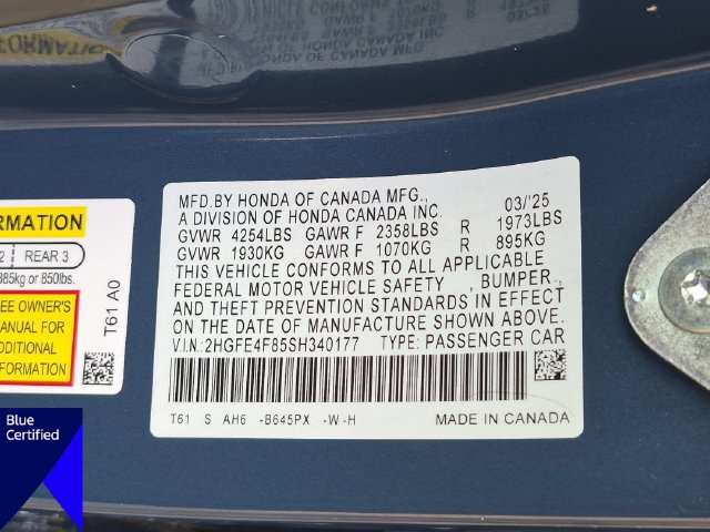 Used 2025 Honda Civic Sport image 38
