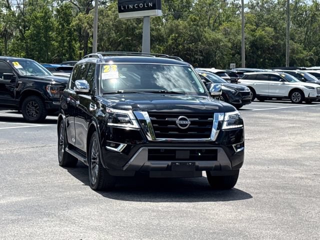 Used 2023 Nissan Armada Platinum w/ Captain's Chairs Package AWD/4WD image 2