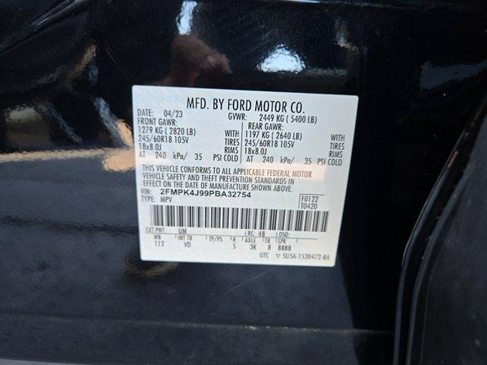 Certified 2023 Ford Edge SEL w/ Convenience Package AWD/4WD image 27