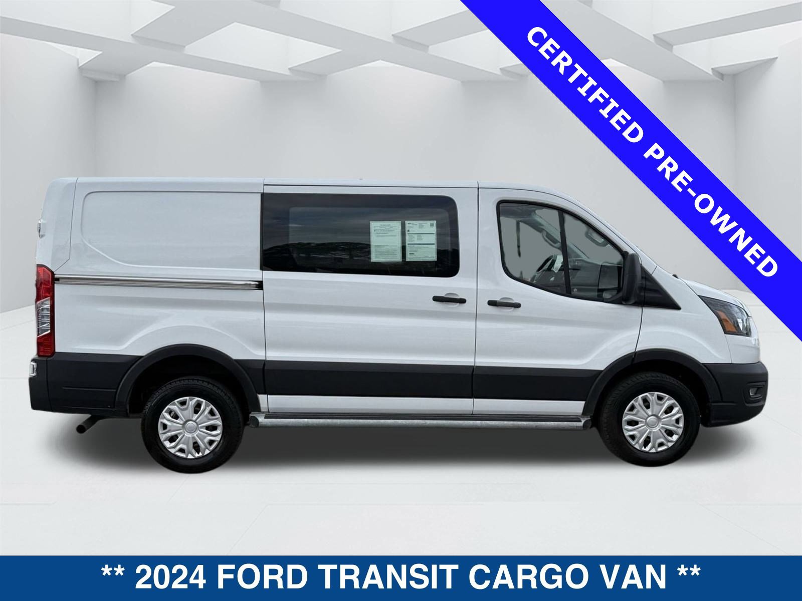 Certified 2024 Ford Transit 250 Low Roof w/ Exterior Upgrade Package image 3