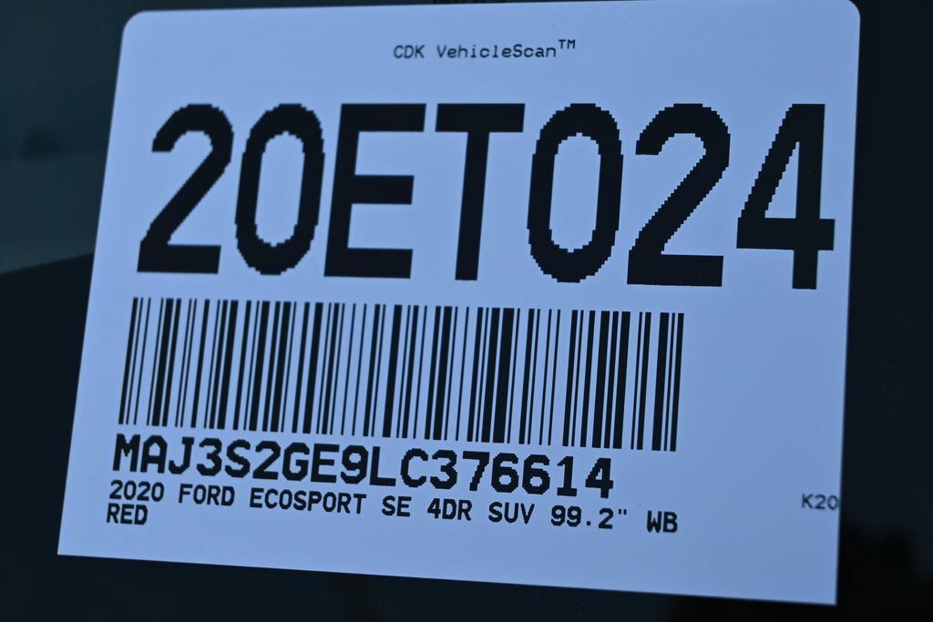Certified 2020 Ford EcoSport SE image 37