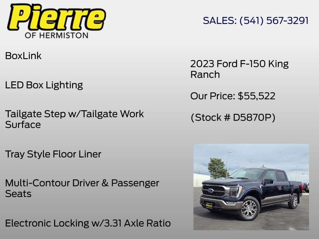 Certified 2023 Ford F150 King Ranch w/ FX4 Off-Road Package image 26