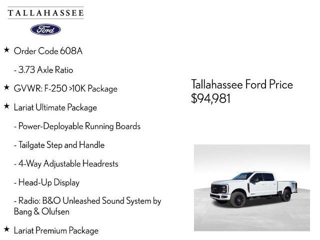 Certified 2026 Ford F250 Lariat w/ Black Appearance Package image 25