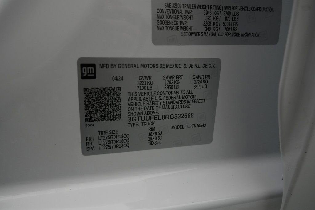 Used 2024 GMC Sierra 1500 AT4X AWD/4WD image 28