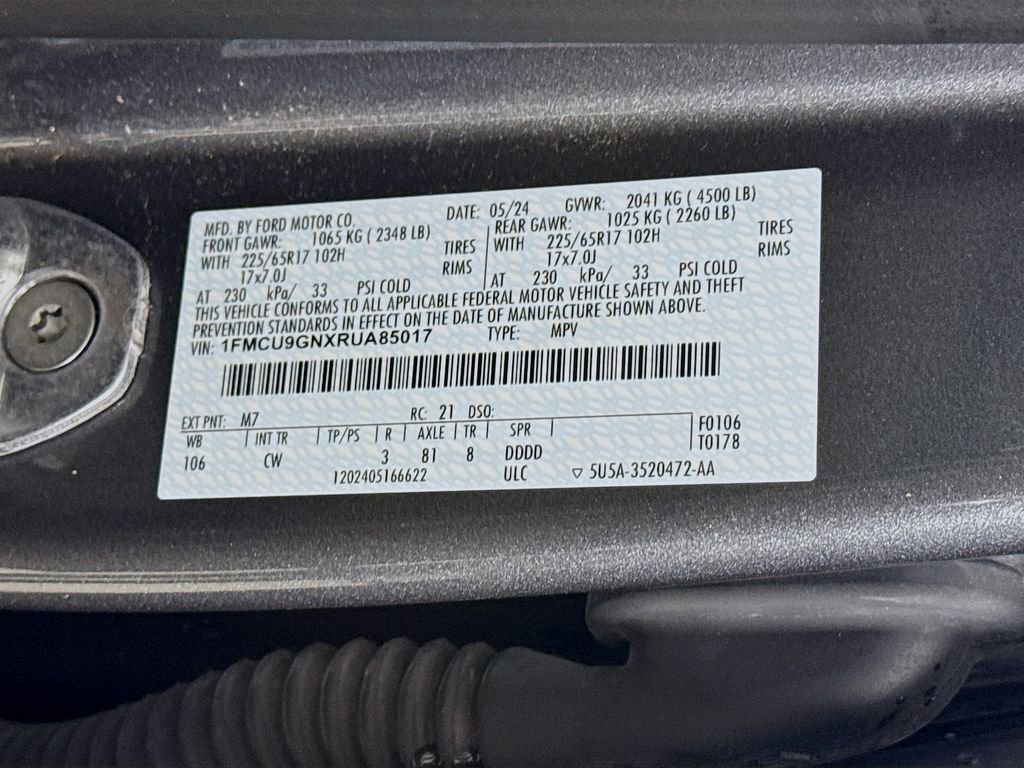 Certified 2024 Ford Escape Active image 31