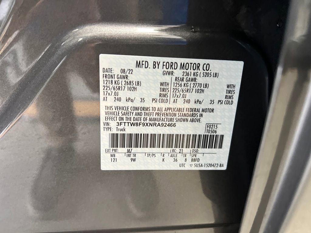 Certified 2022 Ford Maverick XL w/ Equipment Group 100A Standard image 29