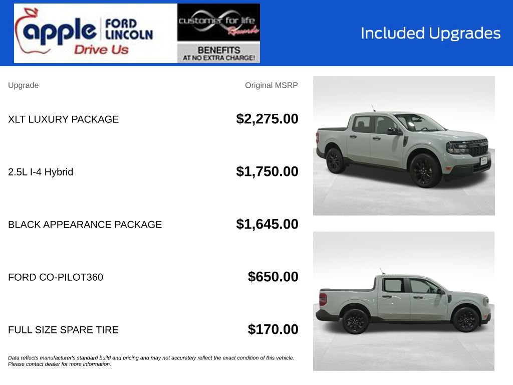 Certified 2024 Ford Maverick XLT w/ XLT Luxury Package FWD image 4