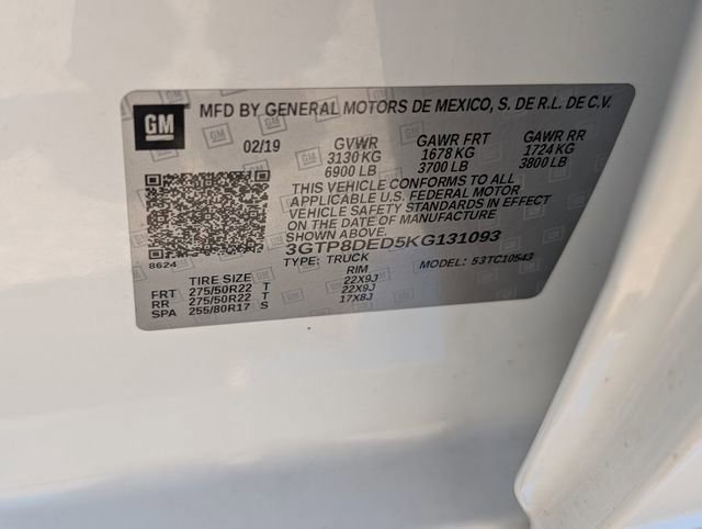 Used 2019 GMC Sierra 1500 SLT w/ SLT Premium Plus Package image 20