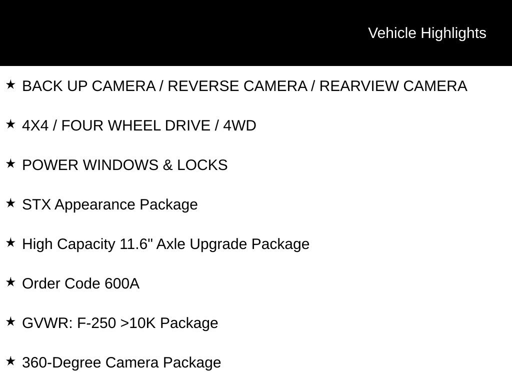 Certified 2025 Ford F250 XL w/ STX Appearance Package AWD/4WD image 4