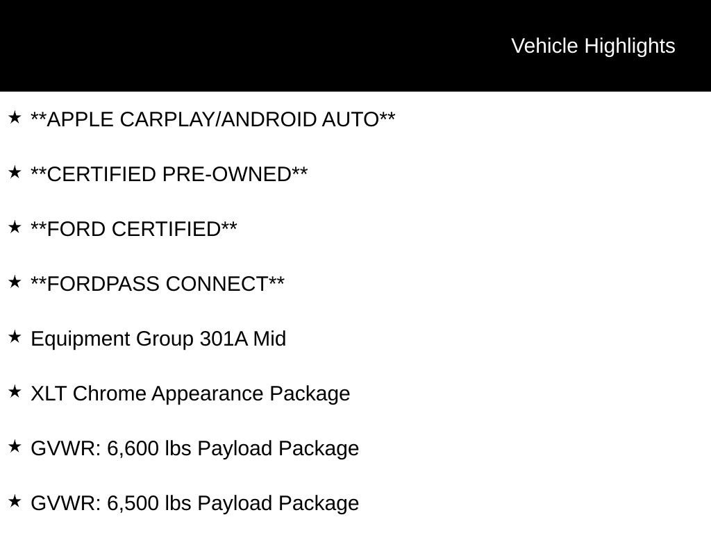 Certified 2019 Ford F150 XLT w/ Equipment Group 301A Mid image 10