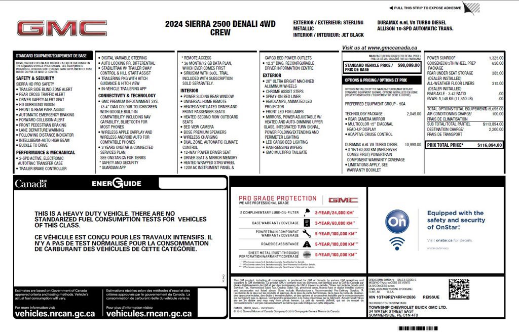 Used 2024 GMC Sierra 2500 Denali w/ Technology Package AWD/4WD image 6