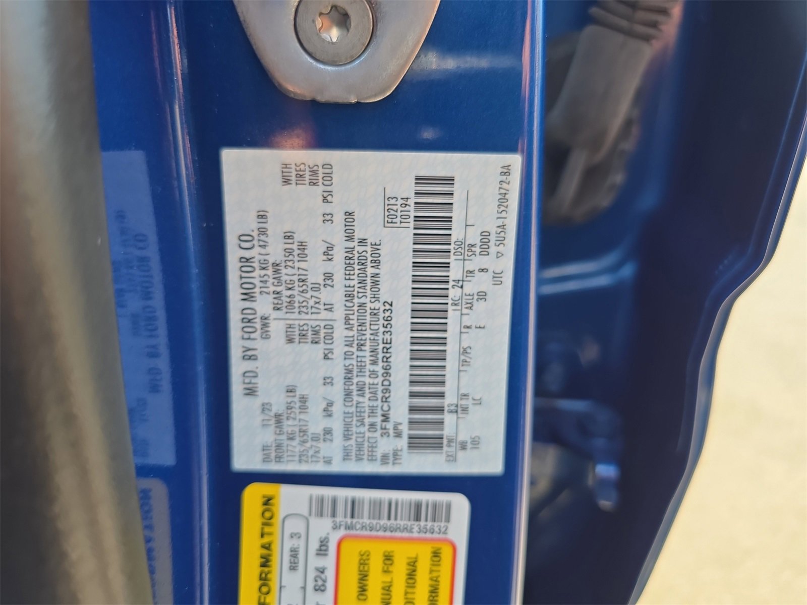 Certified 2024 Ford Bronco Sport Badlands image 28