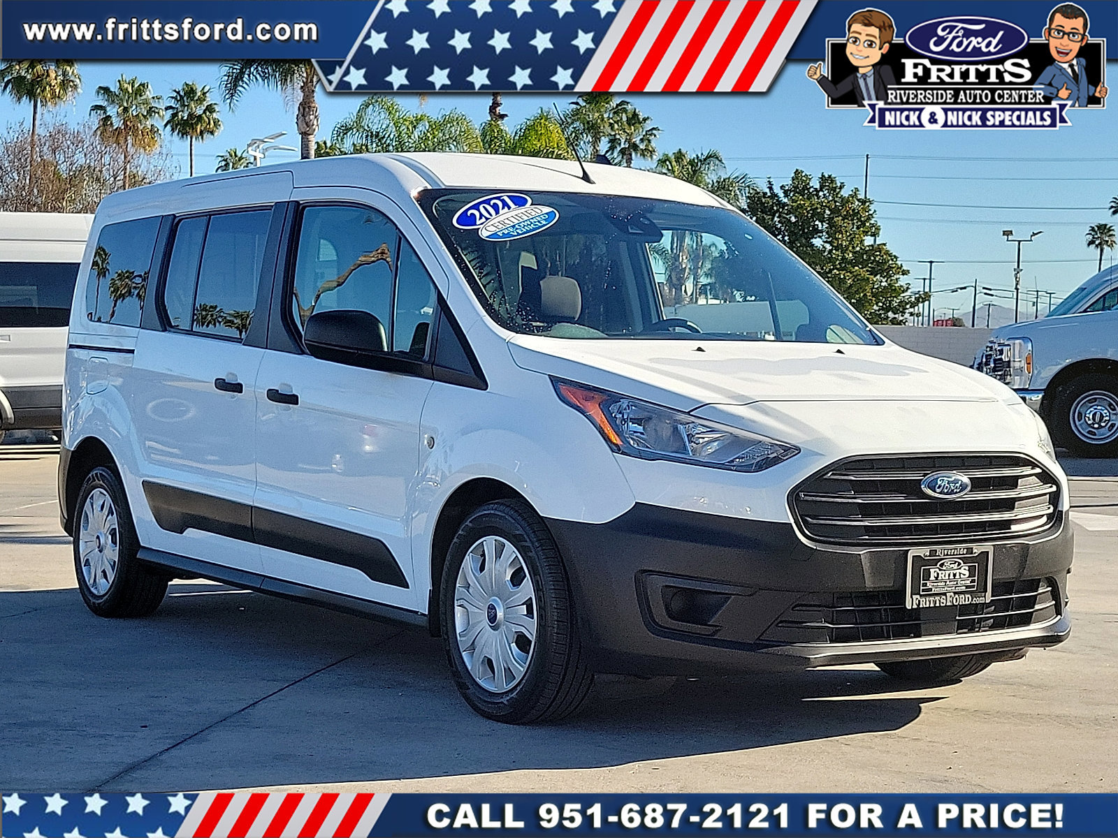 Certified 2021 Ford Transit Connect XL image 3