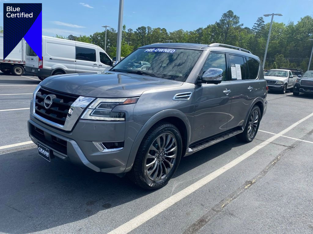 Used 2023 Nissan Armada Platinum w/ Captain's Chairs Package