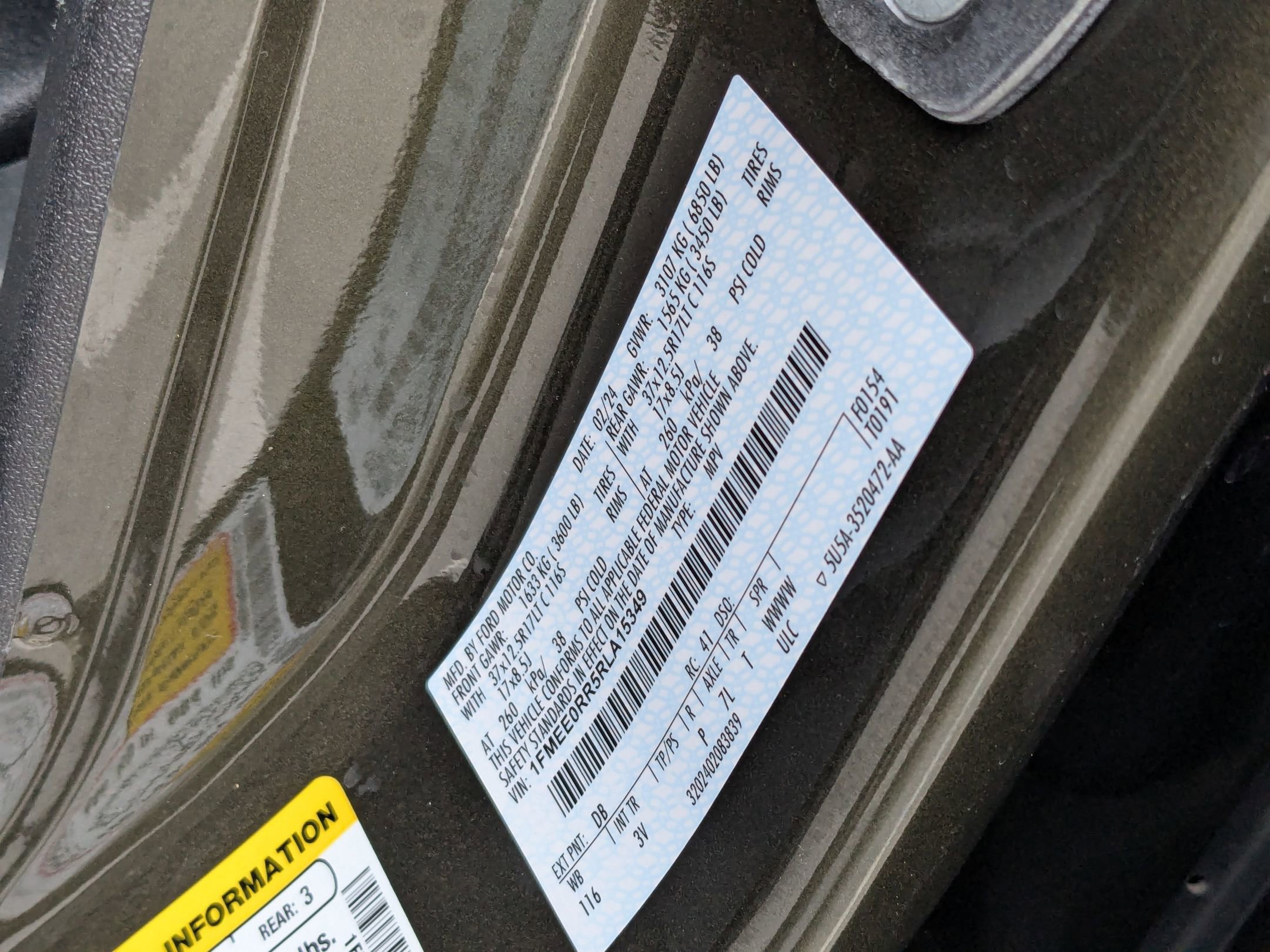 Certified 2024 Ford Bronco Raptor w/ Interior Carbon Fiber Pack 6 image 43