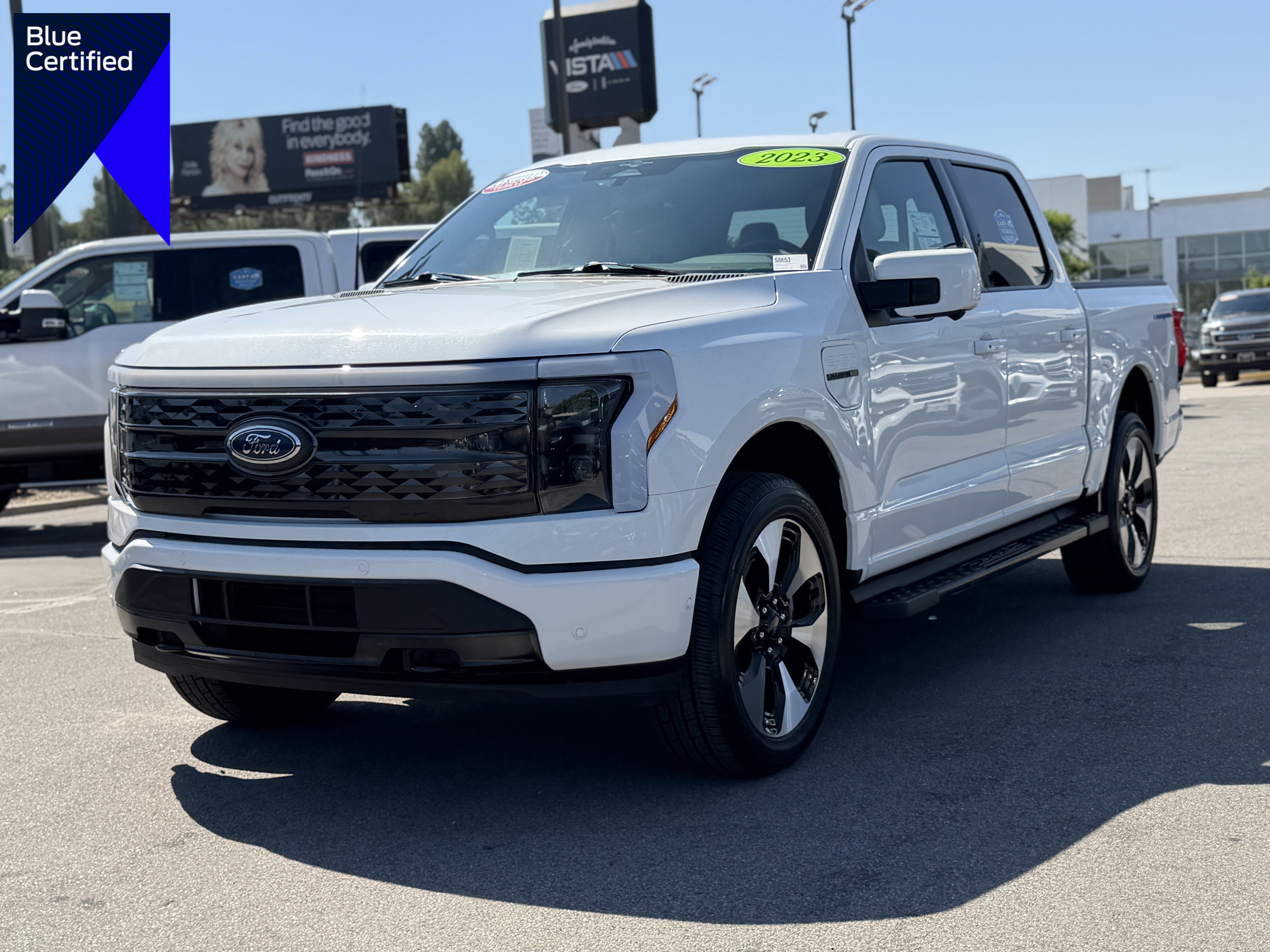 Certified 2023 Ford F150 Lightning Platinum