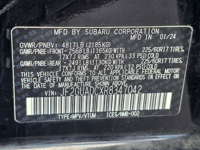 Used 2024 Subaru Crosstrek 2.0i Premium AWD/4WD image 34