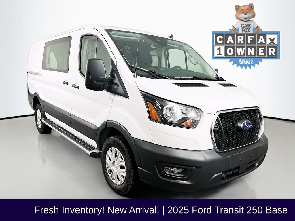 Certified 2025 Ford Transit 250 Low Roof w/ Exterior Upgrade Package RWD image 1