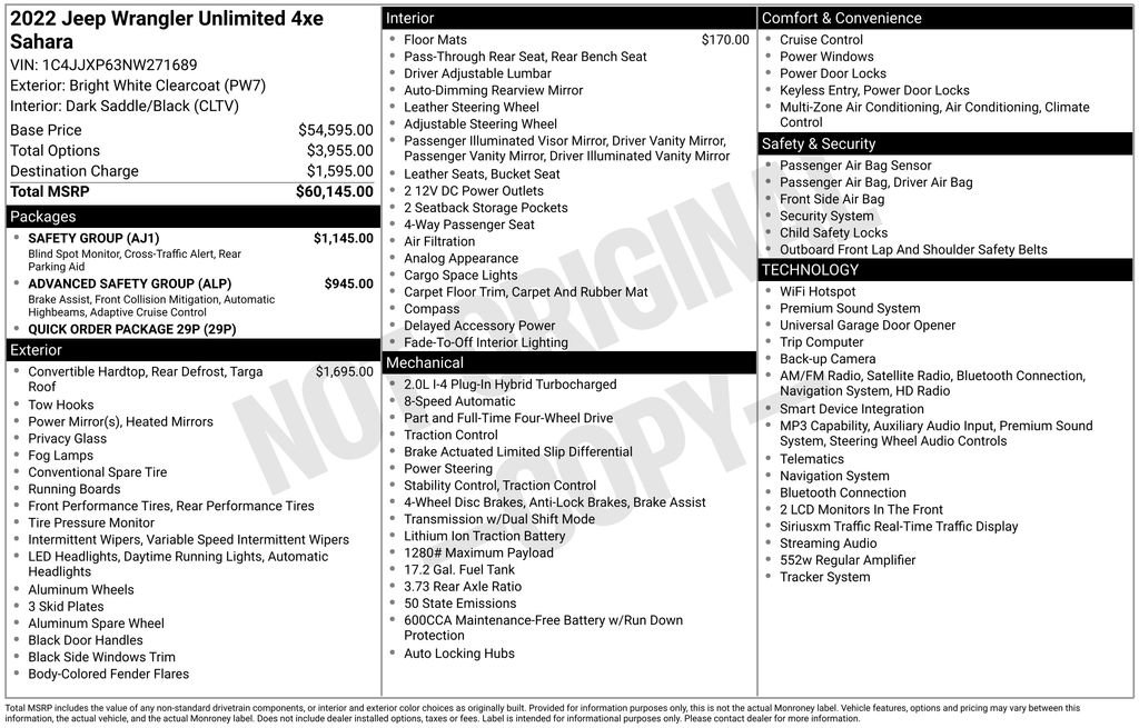 Used 2022 Jeep Wrangler Unlimited Sahara w/ Safety Group image 5