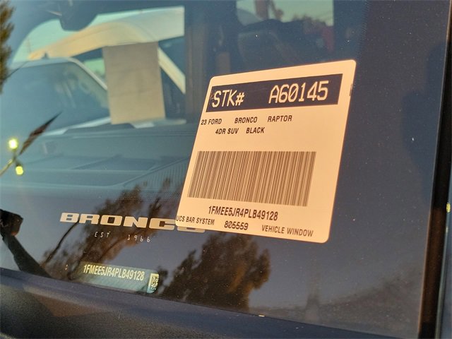 Certified 2023 Ford Bronco Raptor image 36