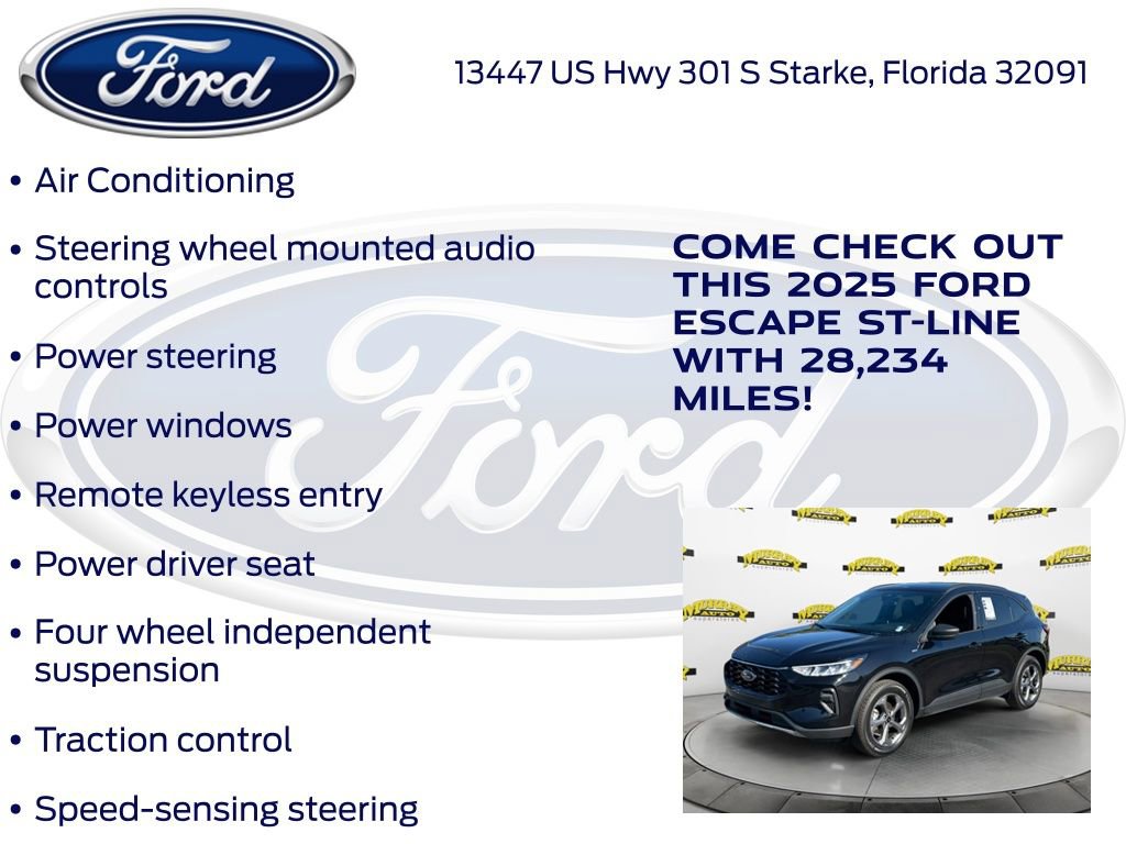Certified 2025 Ford Escape ST-Line AWD/4WD image 22